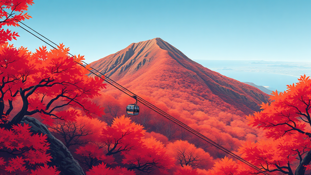 발왕산 케이블카 완벽 가이드 (illustration 스타일)