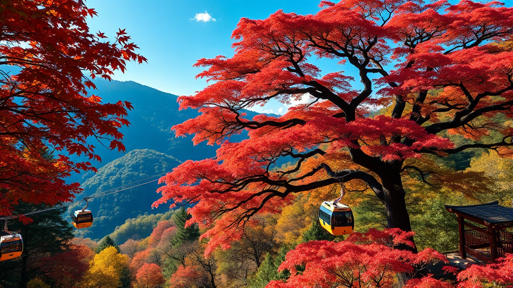 발왕산의 아름다운 자연 (realistic 스타일)