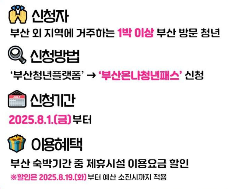 부산온나청년패스 혜택 총정리 (대상 조회부터 신청까지 가이드) 2