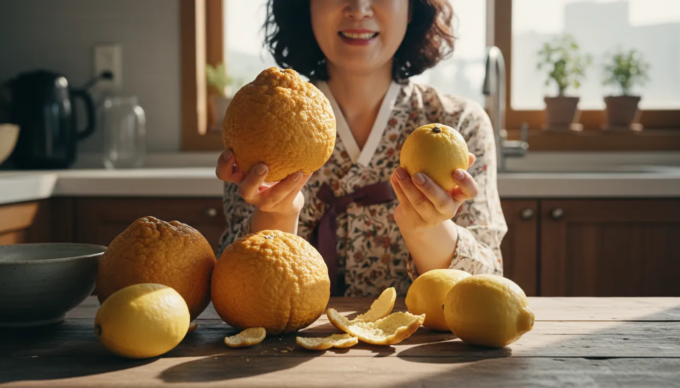 댕유자와 일반 유자의 차이와 특징