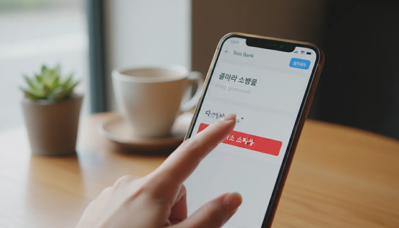 토스뱅크 모임통장 해지 방법 단계별 안내
