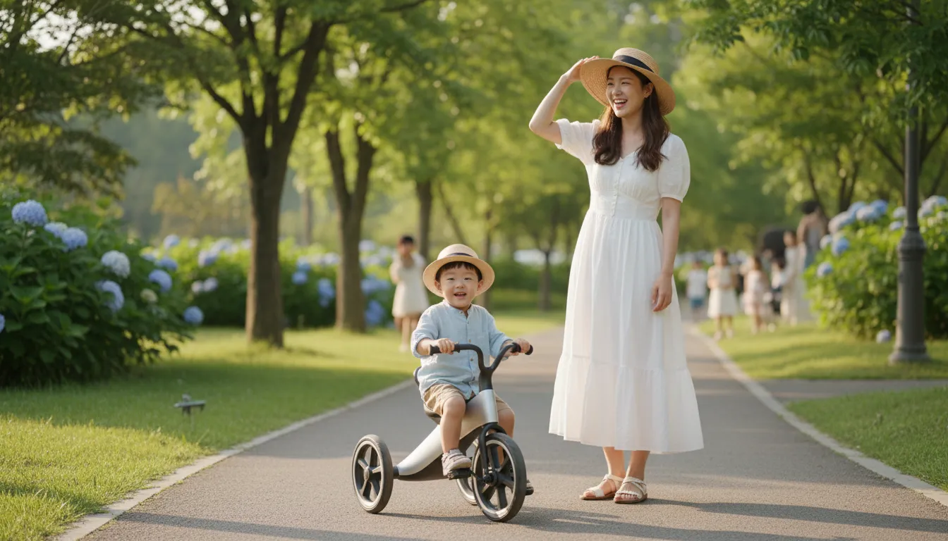 올보르 앨빈 트라이크 접는법 및 사용후기 (3초 폴딩 꿀팁) 6