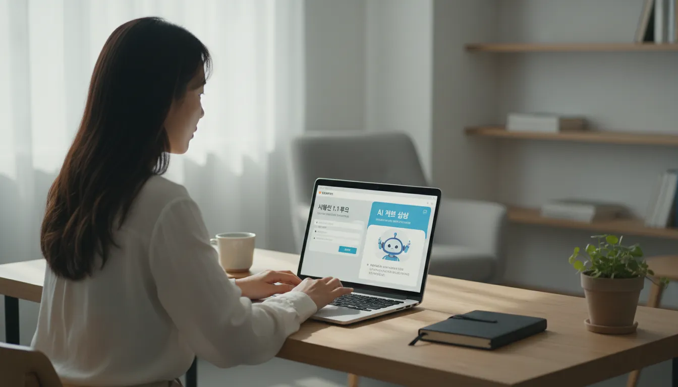 온라인 1:1 문의 및 챗봇 활용 방법