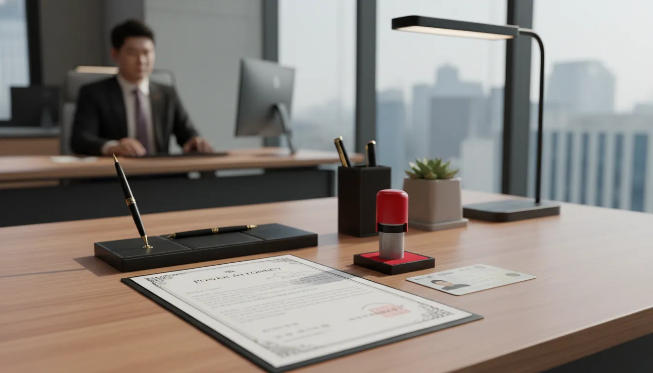 대리인 위임장 양식 필수 구성 항목과 법적 효력