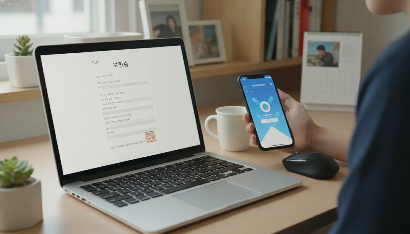 온라인 플랫폼을 활용한 보건증 재발급 신청 절차