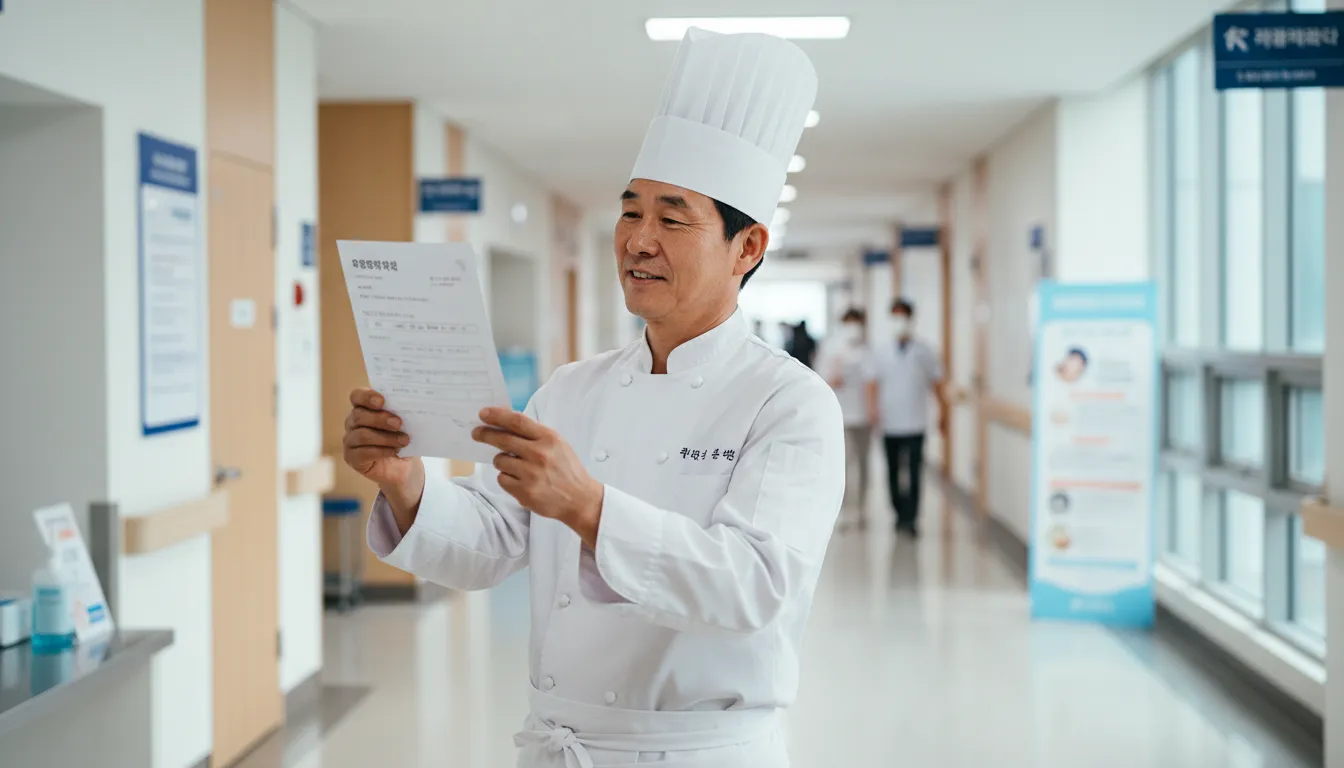 업종별 보건증 유효기간 및 필수 검사 항목