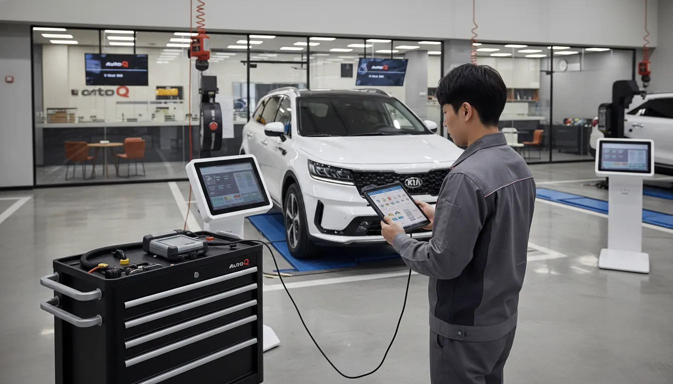 기아 오토큐 예약 방법 및 서비스 센터 유형 비교