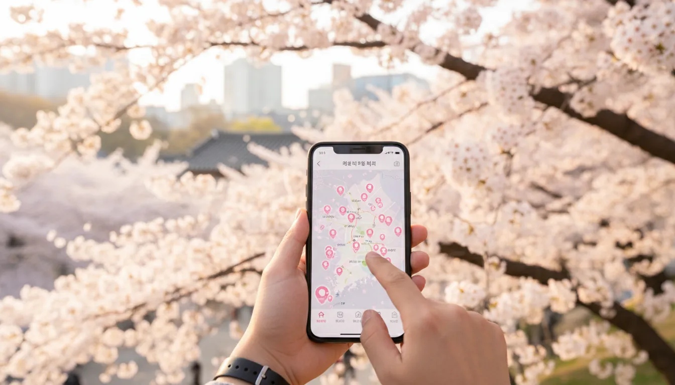 카카오맵 벚꽃지도 접속 방법과 시스템 요구사항