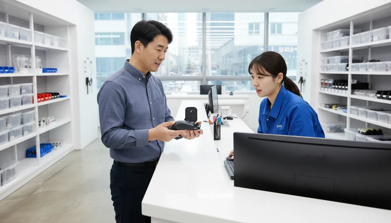 단계별 AS 접수 및 진행 프로세스