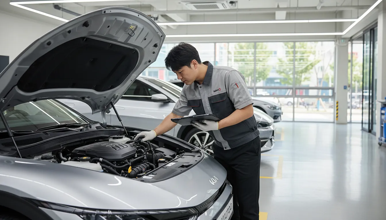 기아 자동차 유지 관리를 위한 소모품 교체 주기