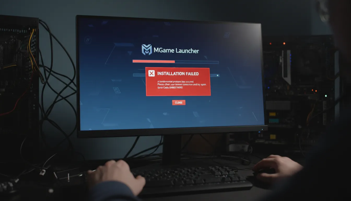 가장 기본적인 문제, 엠게임 런처 설치 오류