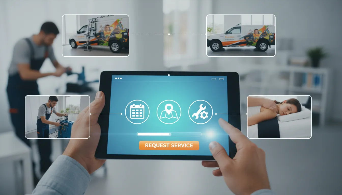 출장 서비스, 어떻게 신청해야 할까요?