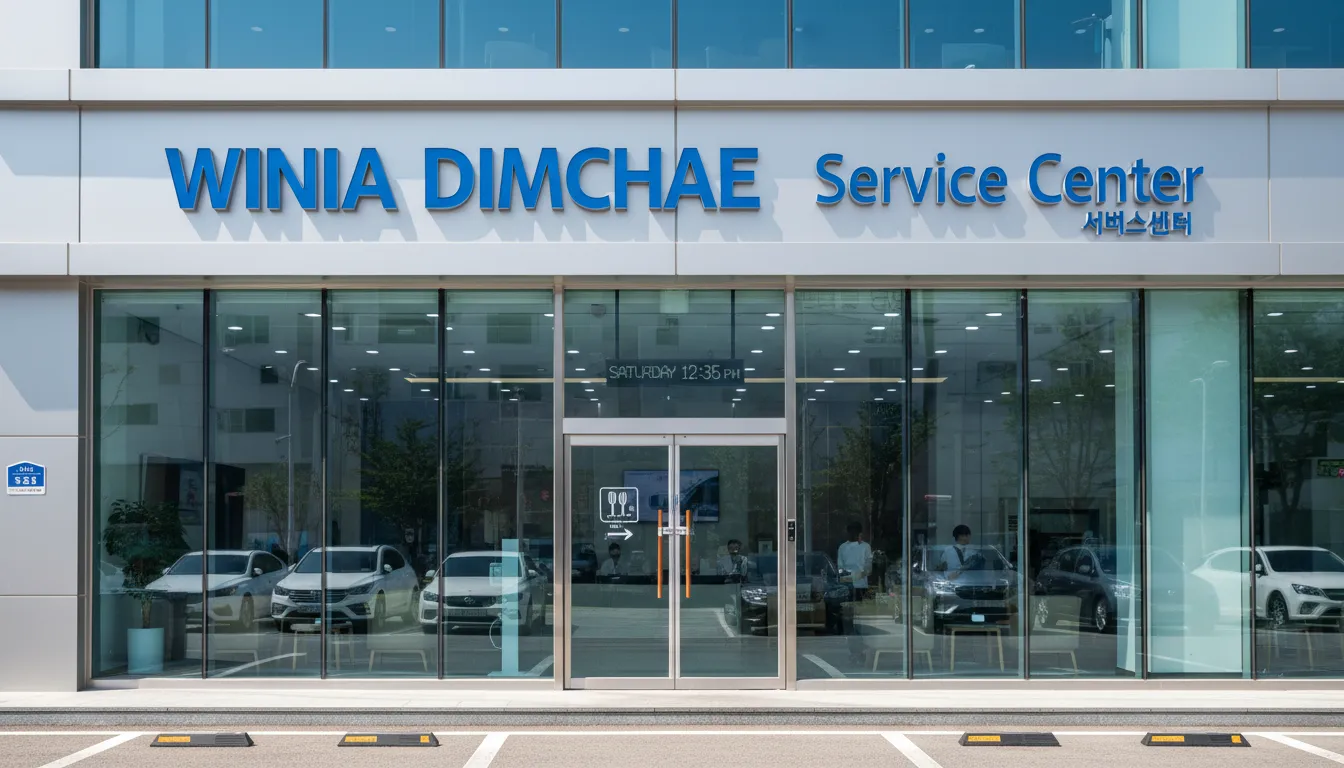 위니아 딤채 서비스센터 주말 토요일 영업 점심시간 확인