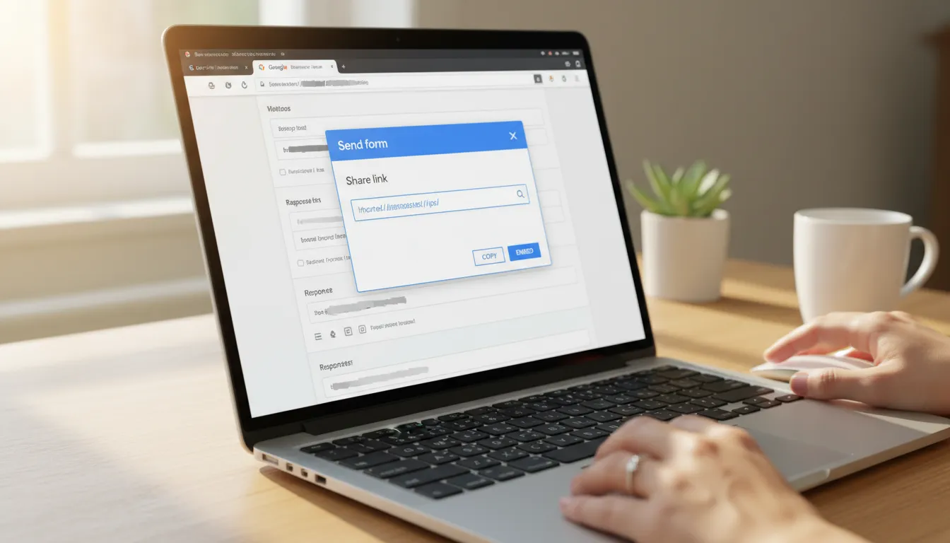 구글 설문지 공유 링크: QR코드 제작의 첫걸음
