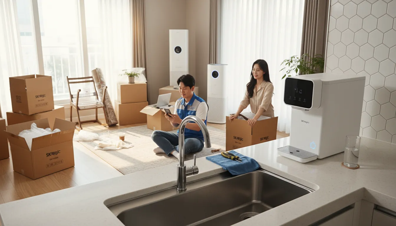 SK매직 고객센터 이전설치 비용 정수기 공기청정기 가이드 1