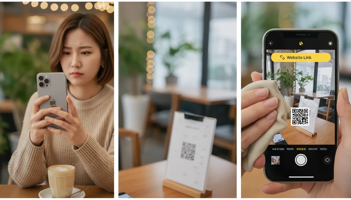 카메라 큐알코드 스캔이 안 될 때? 해결 꿀팁 3가지