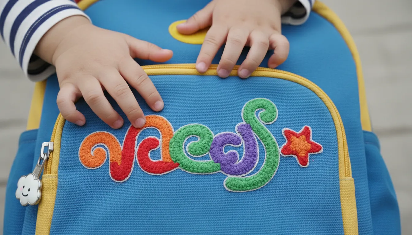 압도적인 내구성의 상징, 자수 네임스티커