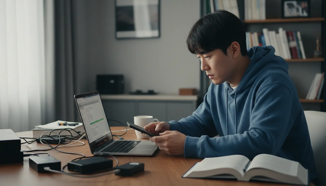 초기화 전 생명줄! 데이터 백업은 필수