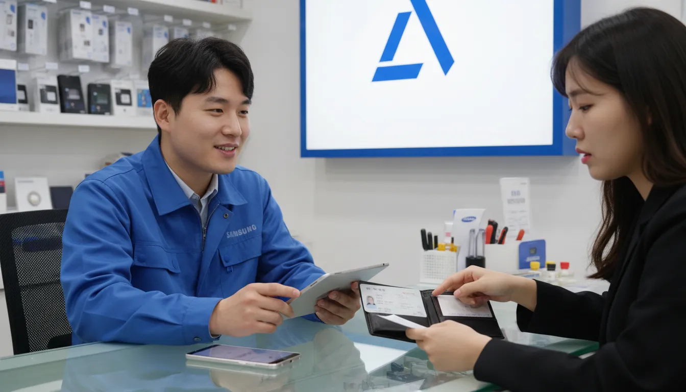 최후의 보루: 삼성전자 서비스 센터 방문