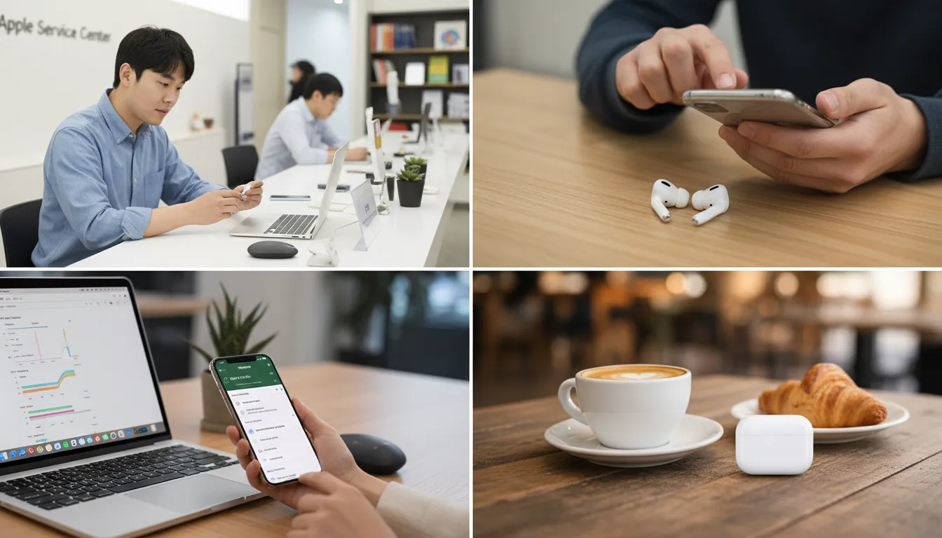 에어팟 프로 소음 찢어지는 소리 노이즈 캔슬링 교체 (무상리콜)