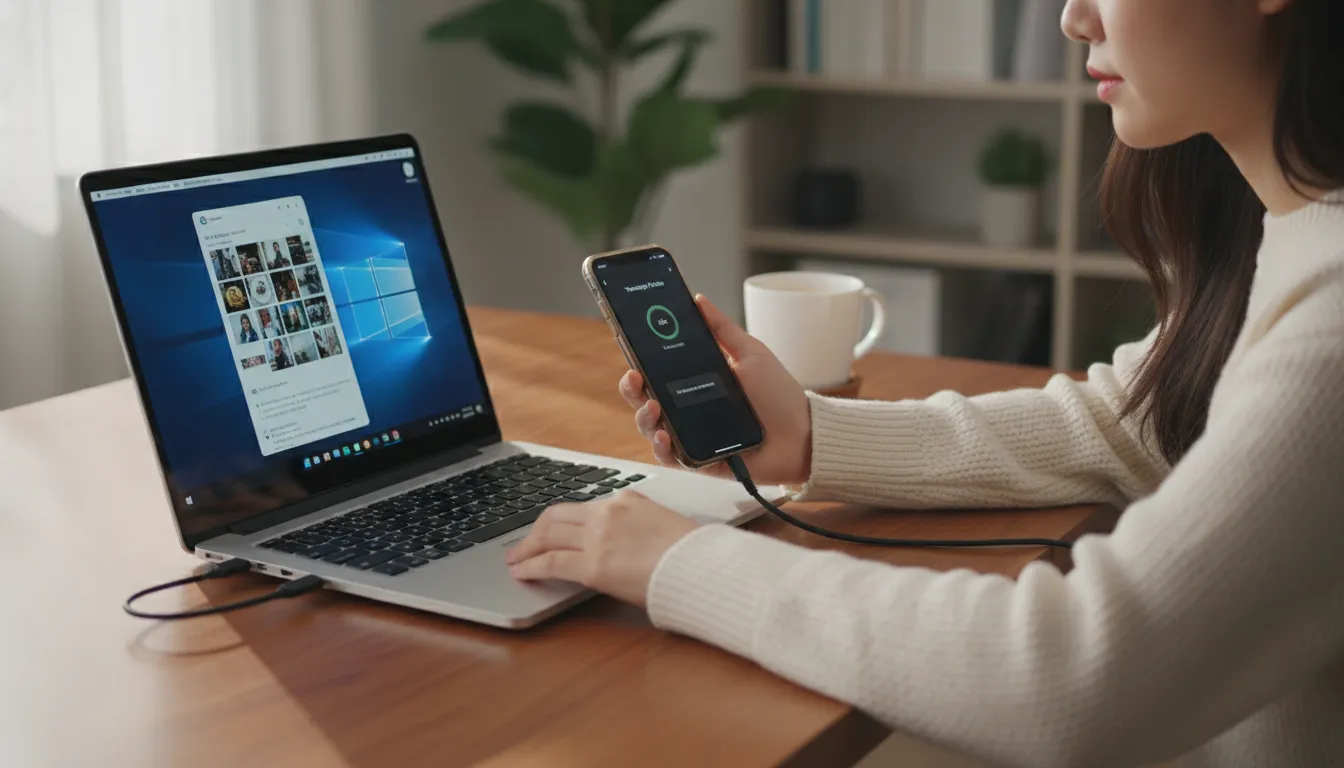 아이폰 사진 컴퓨터 옮기기 윈도우 PC 전송 방법 (백업성공)