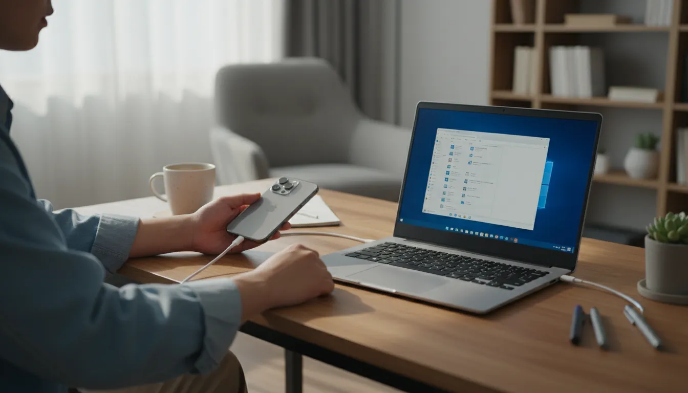 가장 확실하고 빠른 방법, USB 케이블로 아이폰 사진 컴퓨터 옮기기