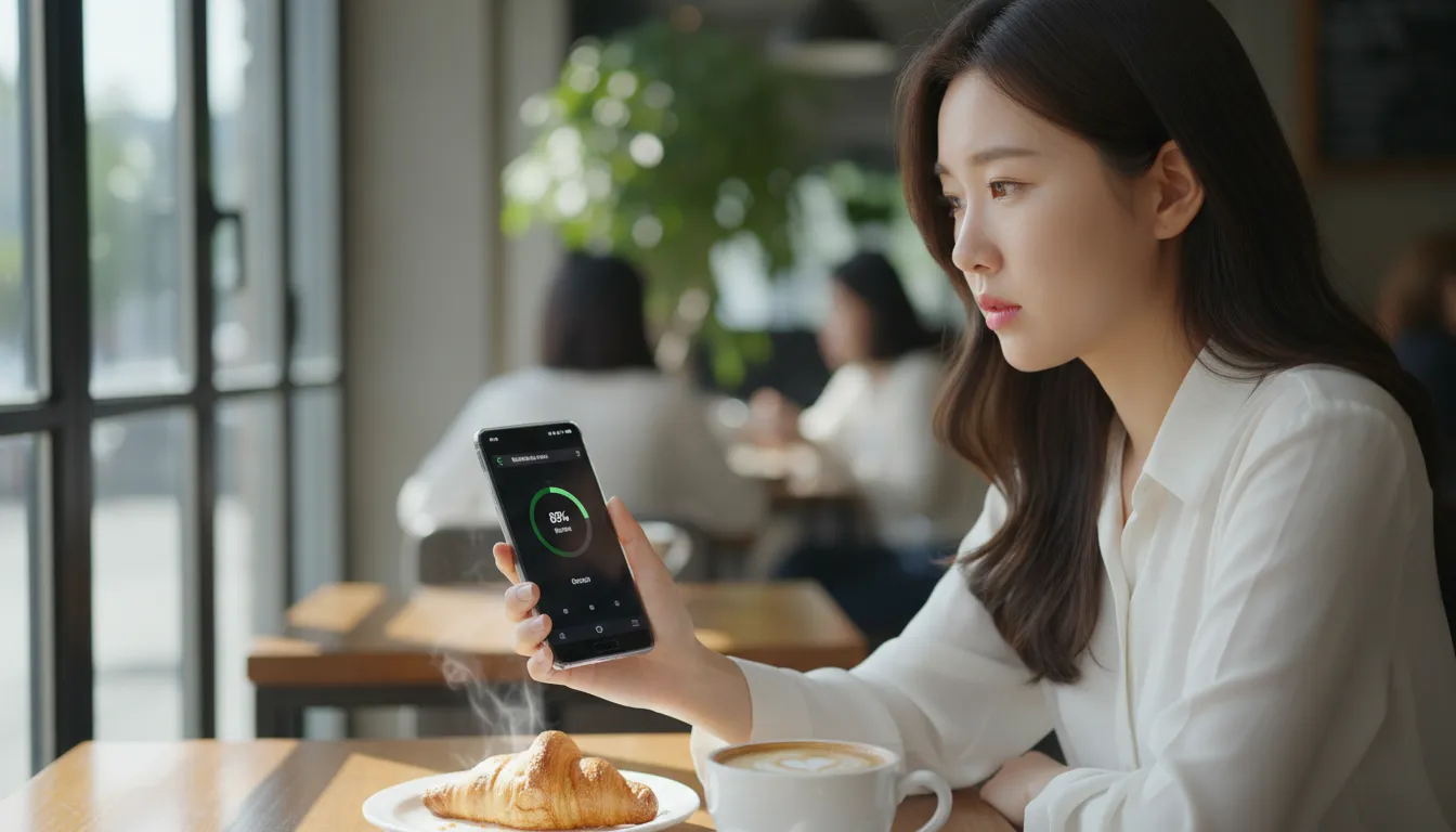 삼성 갤럭시 배터리 효율 확인 성능 자가 진단 (상태점검)