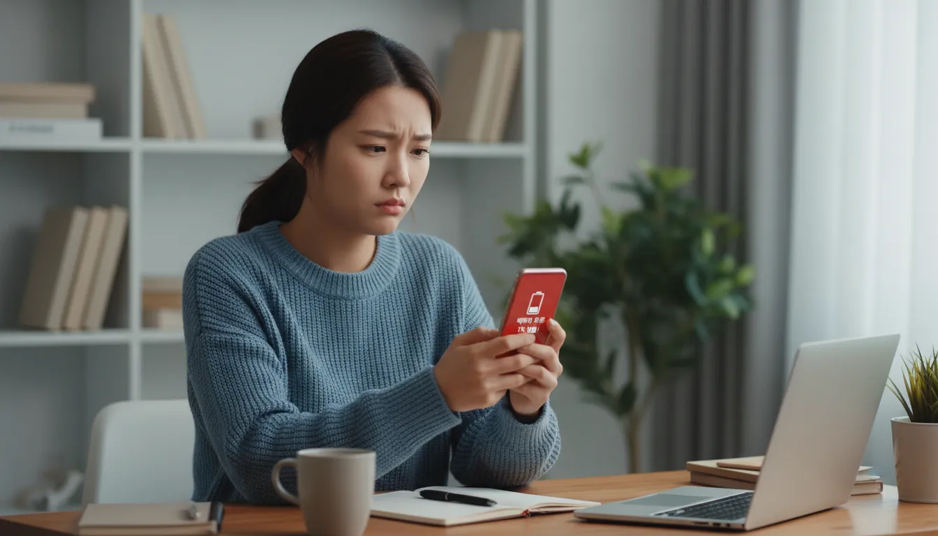 배터리 성능 저하 체감 시 대처 방안