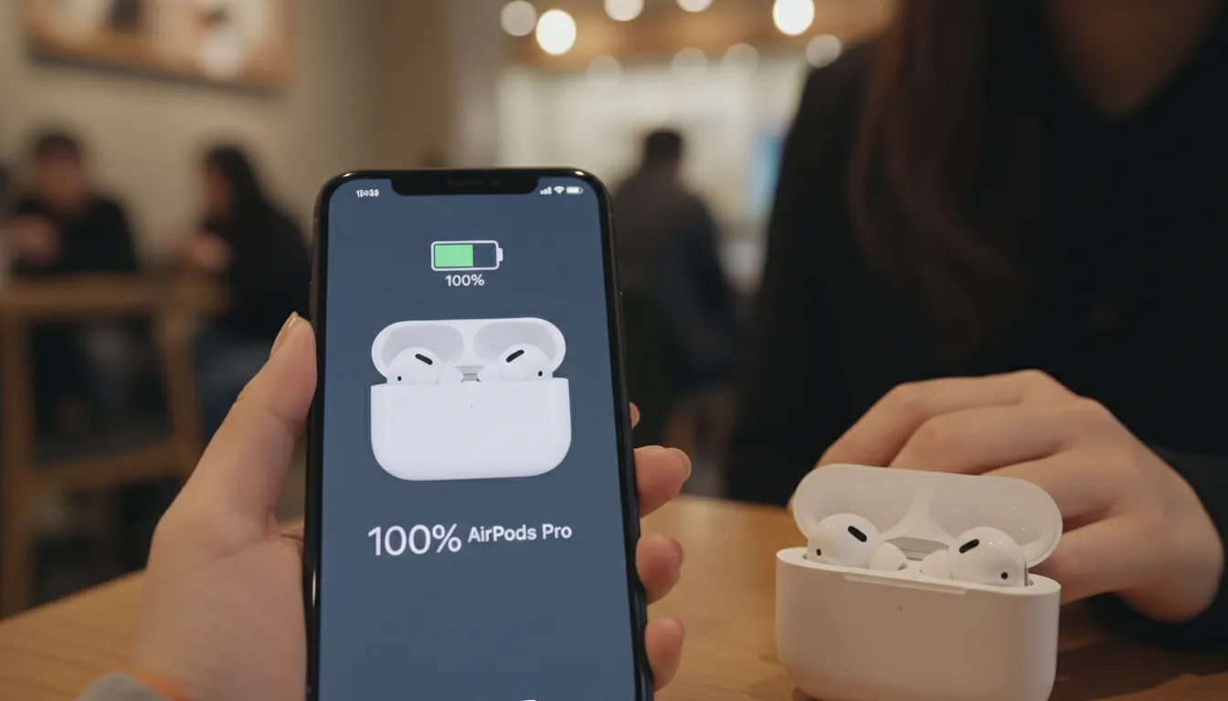 내 에어팟 배터리 상태는? 간편한 수명 확인 방법