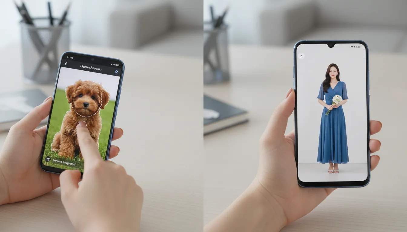 터치 한 번으로 완성하는 배경 제거 (누끼 따기)