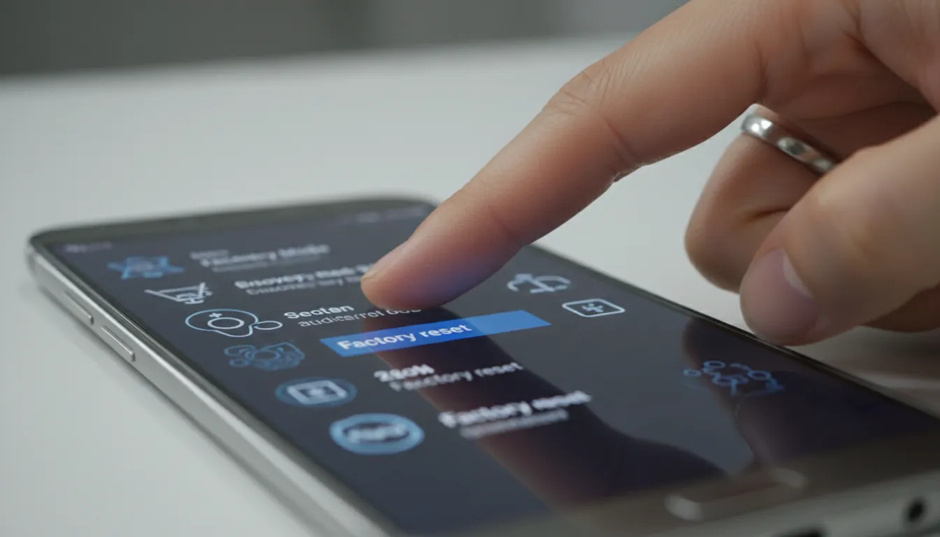 리커버리 모드에서 초기화 실행 및 재부팅하기