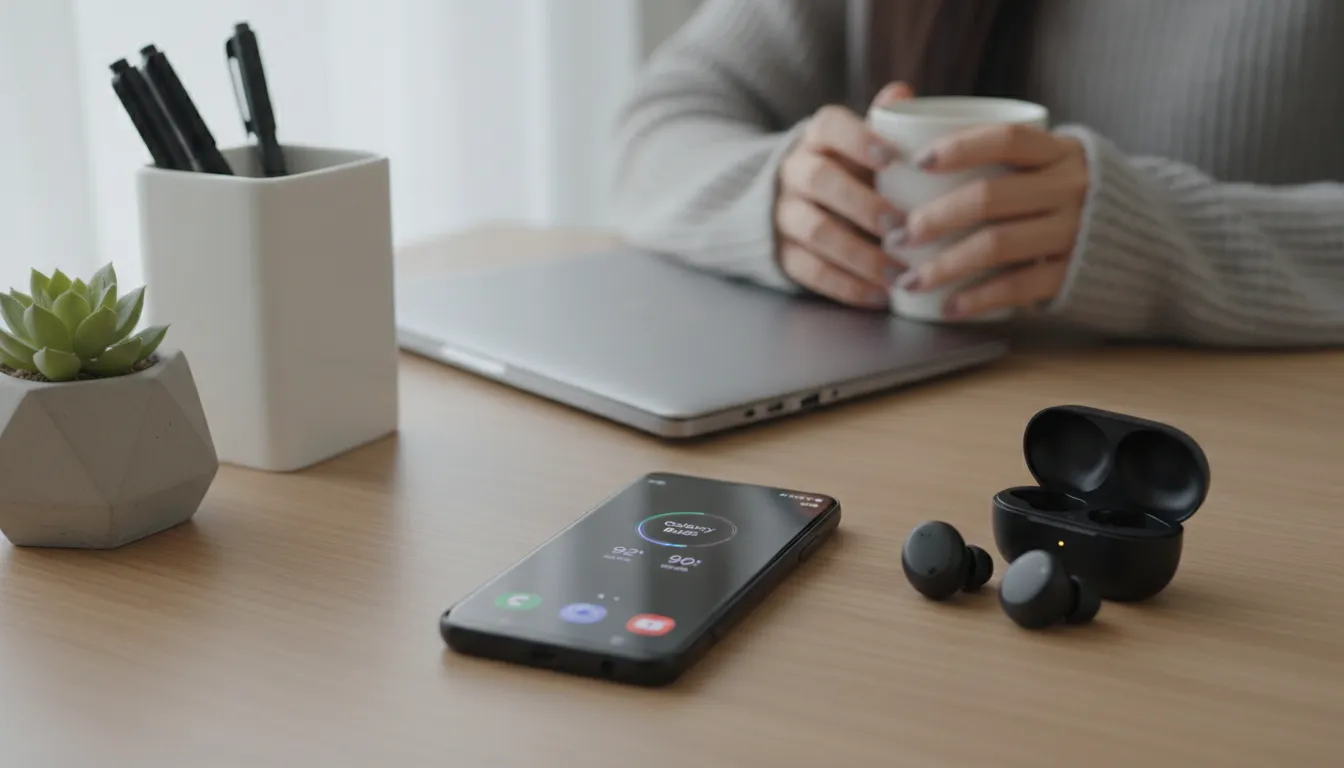 초간단! 갤럭시 버즈 배터리 잔량 확인 위젯 설정 4단계