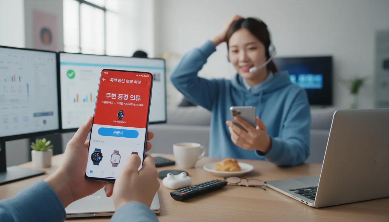 갤럭시 S26 사전예약 워치 쿠폰 미적용 오류 해결방법 고객센터