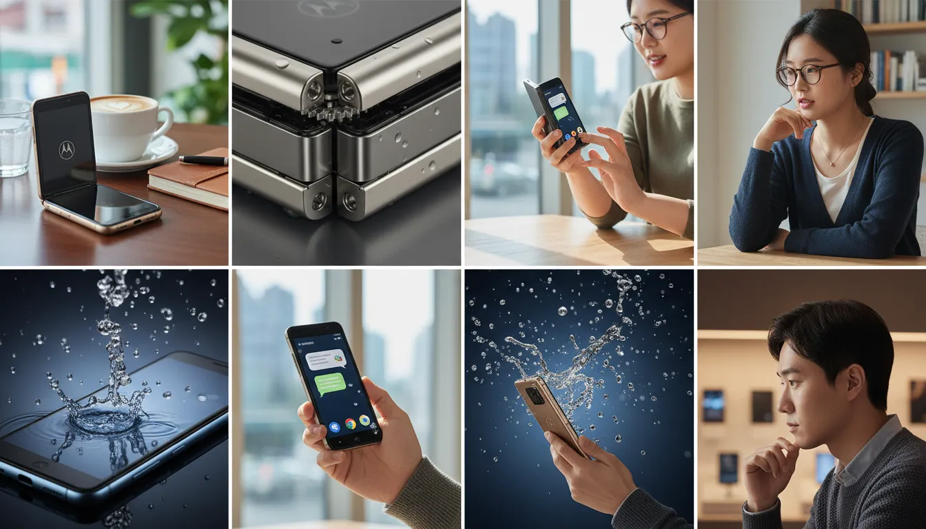 모토로라 레이저 폴드 디자인 장단점 내구성 테스트 1