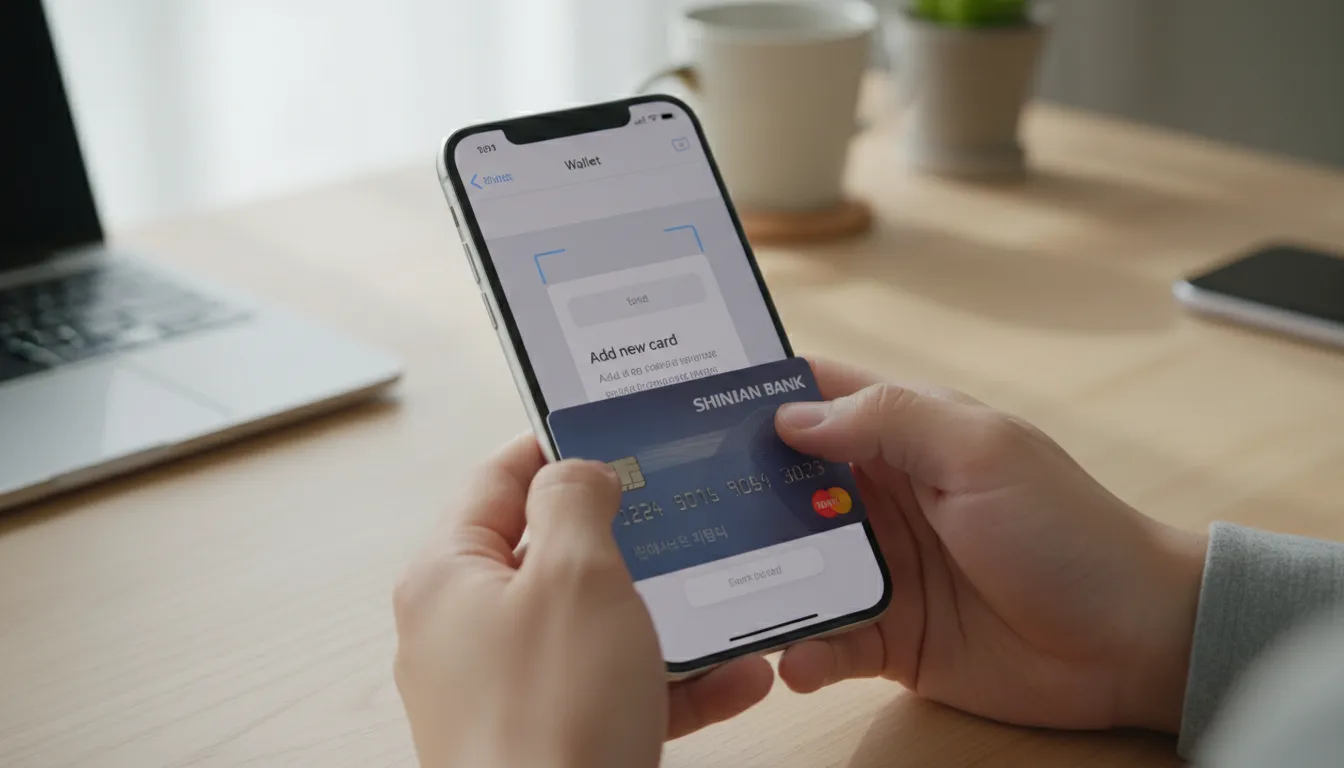 아이폰 지갑 앱으로 직접 애플페이 신한카드 등록하기