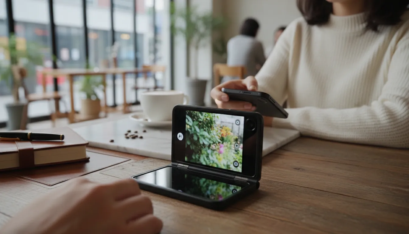 모토로라 레이저 폴더 감성 디자인 폴더블 스마트폰