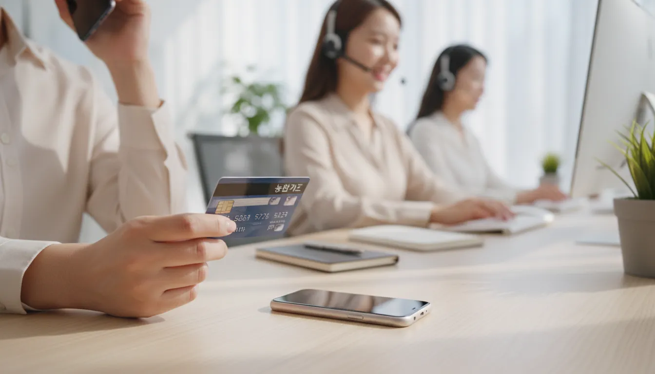 농협카드 고객센터 전화번호 상담원 연결 단축번호 운영 시간 확인