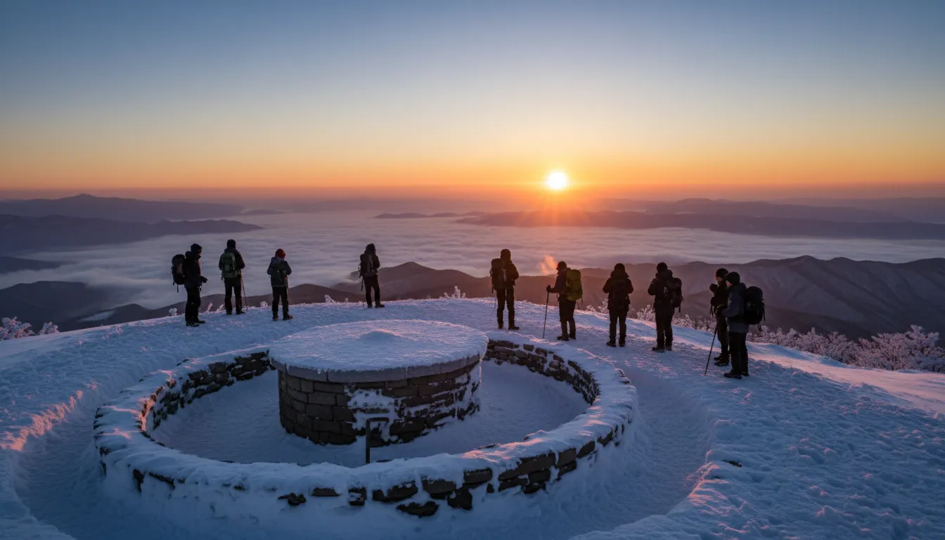 CCTV로 확인 가능한 태백산 핵심 지점