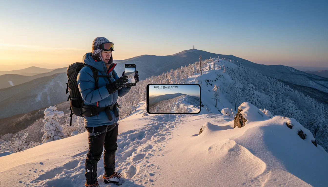 태백산 CCTV 200% 활용법: 실시간 체크 포인트