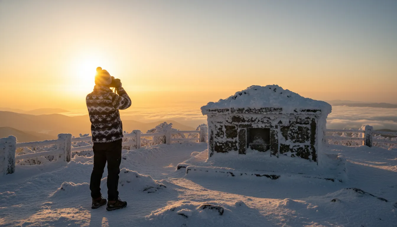 태백산 CCTV: 천제단 정상의 모든 것을 한눈에