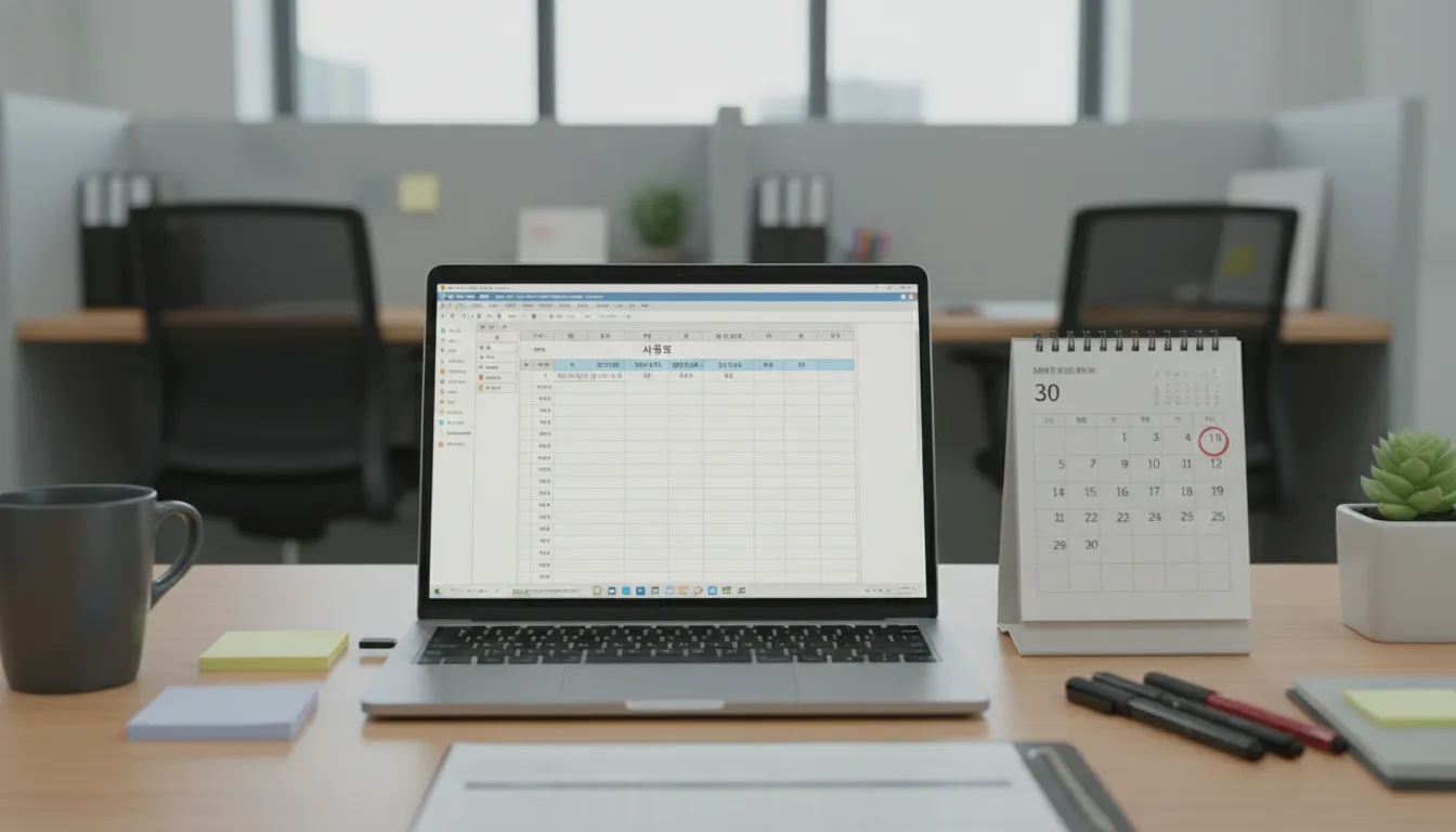 사직서 양식 작성 전 반드시 확인해야 할 유의사항
