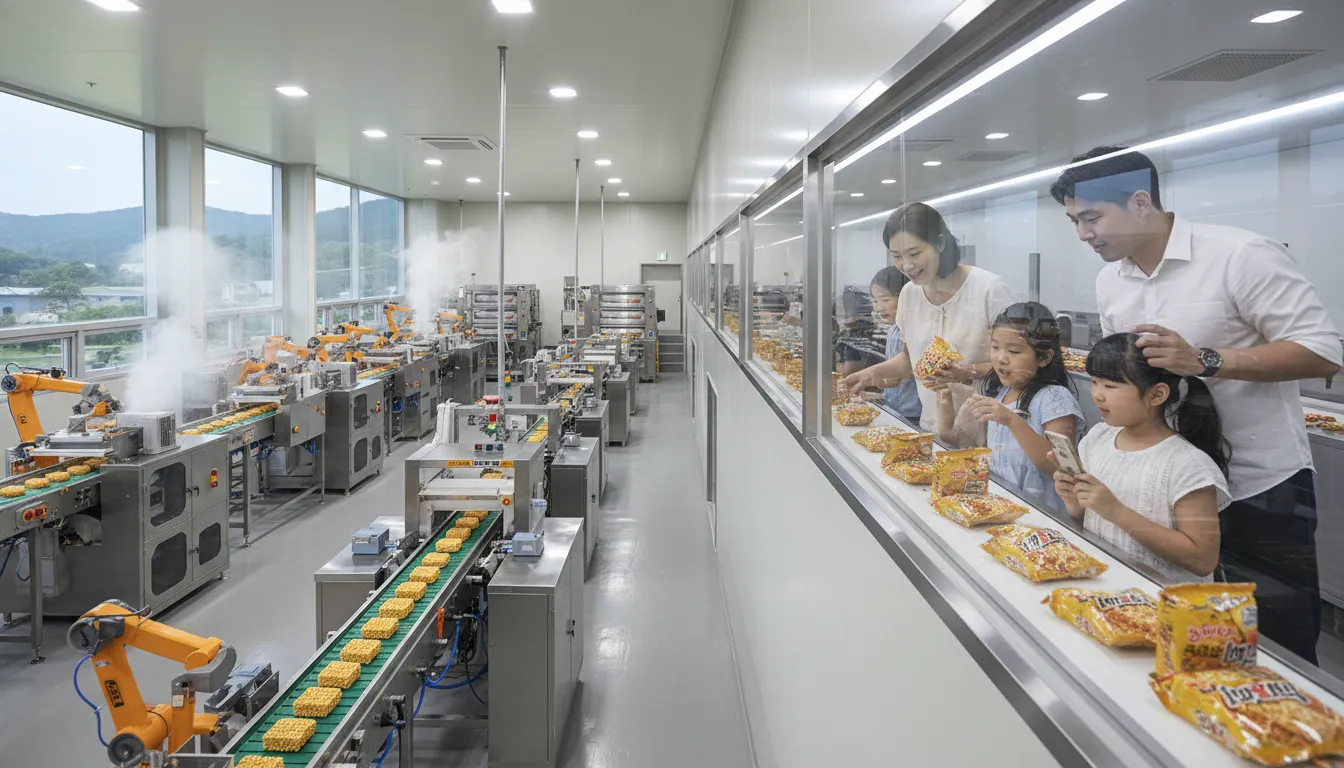 삼양라면 견학 장소 및 원주공장 특징