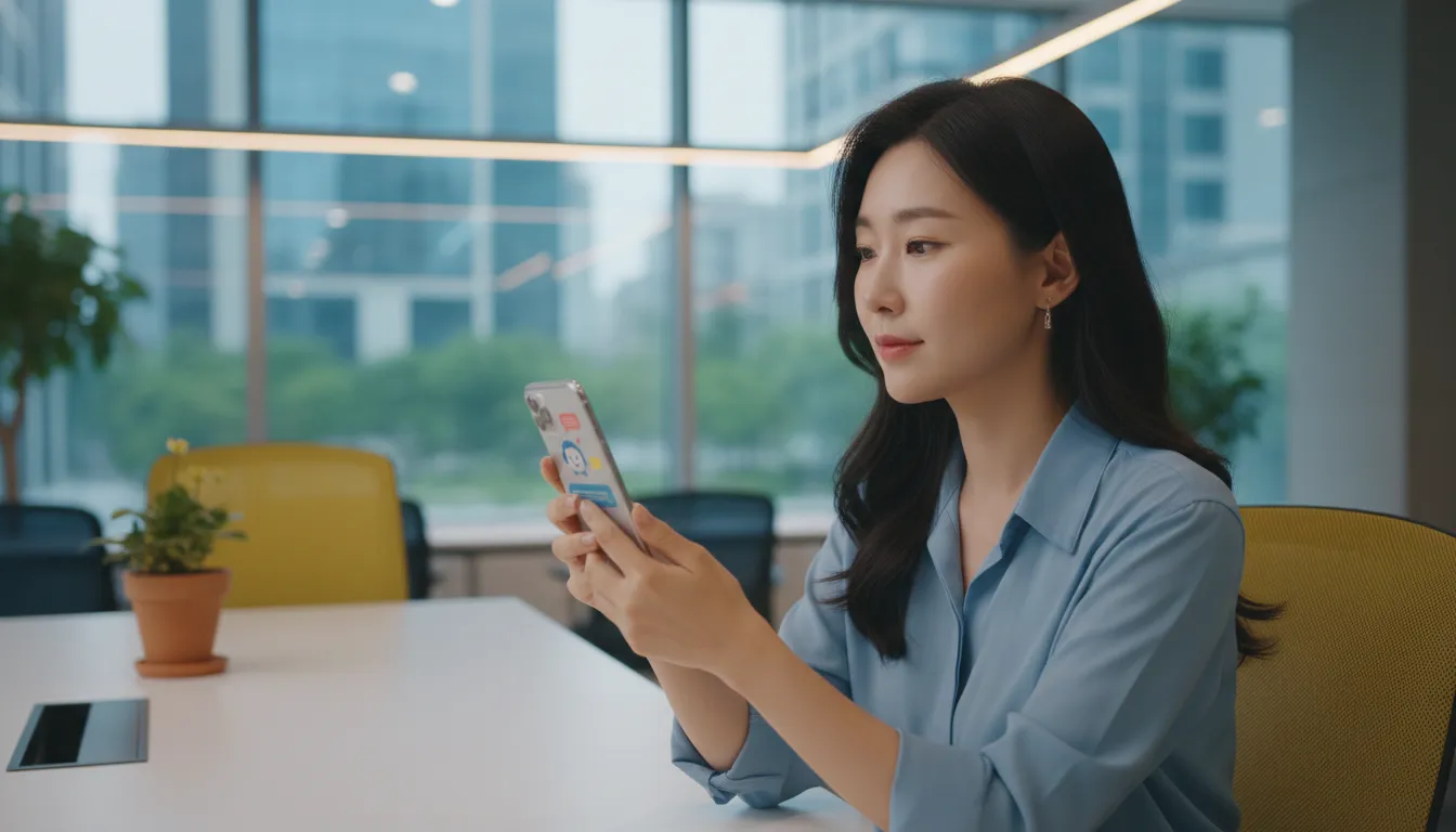 실시간 채팅 상담과 스마트봇을 통한 즉각적인 대처