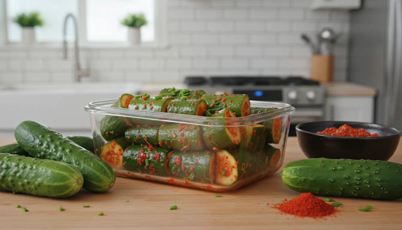 오이소박이 레시피 백종원 양념 비율 무르지 않게 담그는법 꿀팁