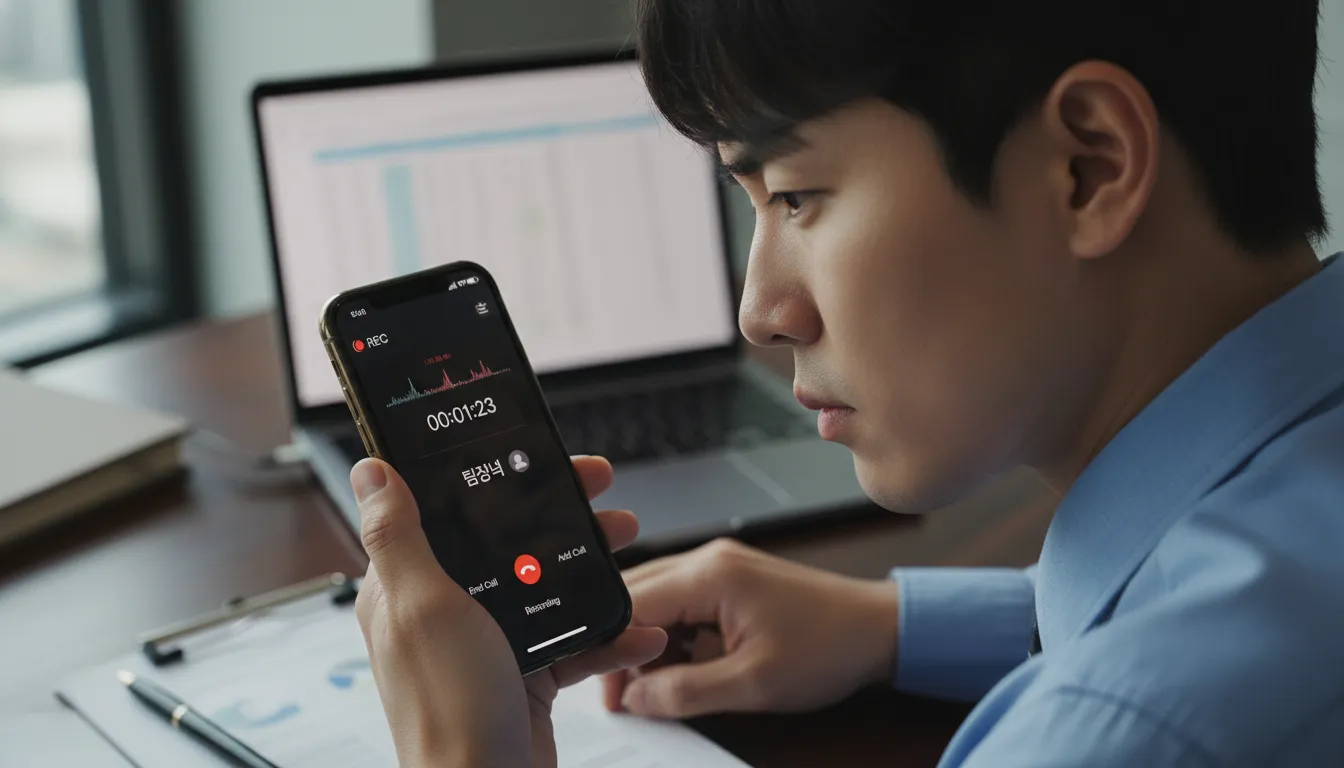 아이폰 통화녹음 설정 앱 추천 최신 업데이트 공식 지원 여부 10