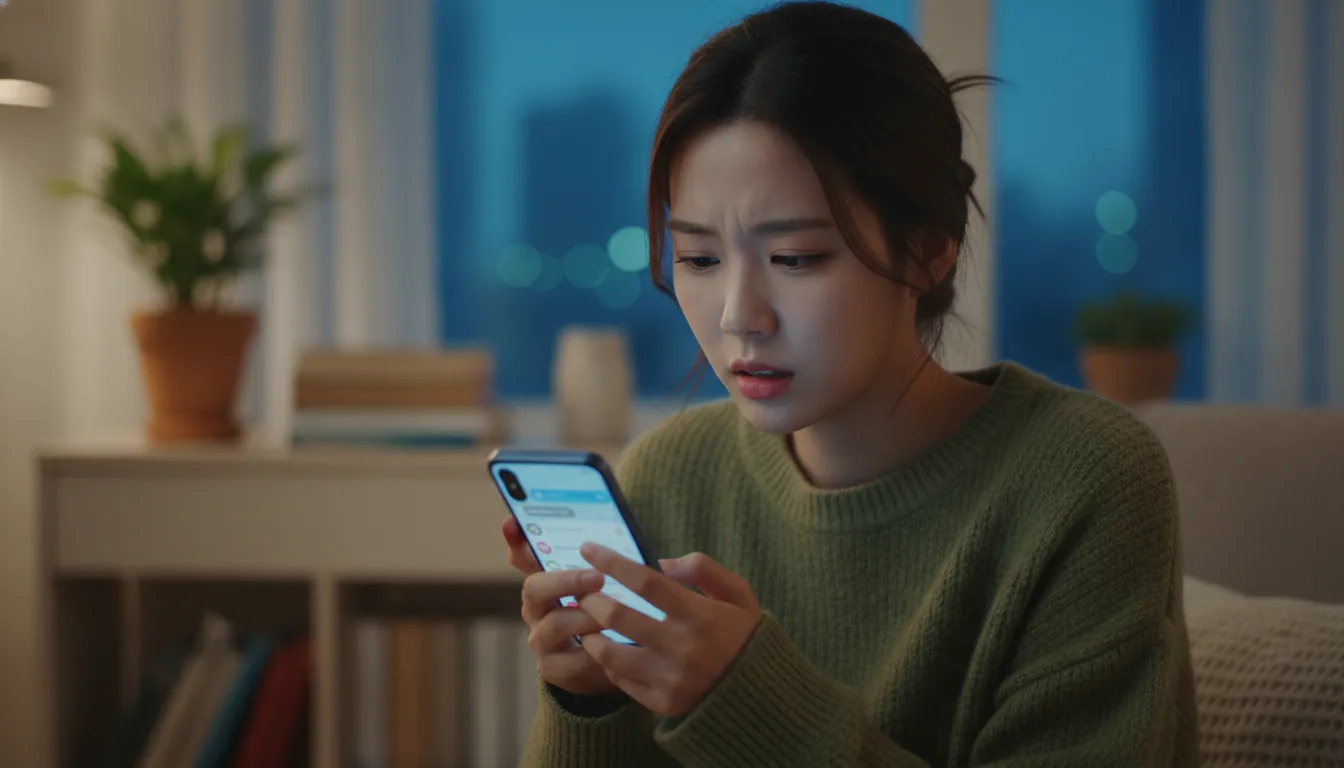 카카오톡 차단의 두 가지 종류와 화면 변화