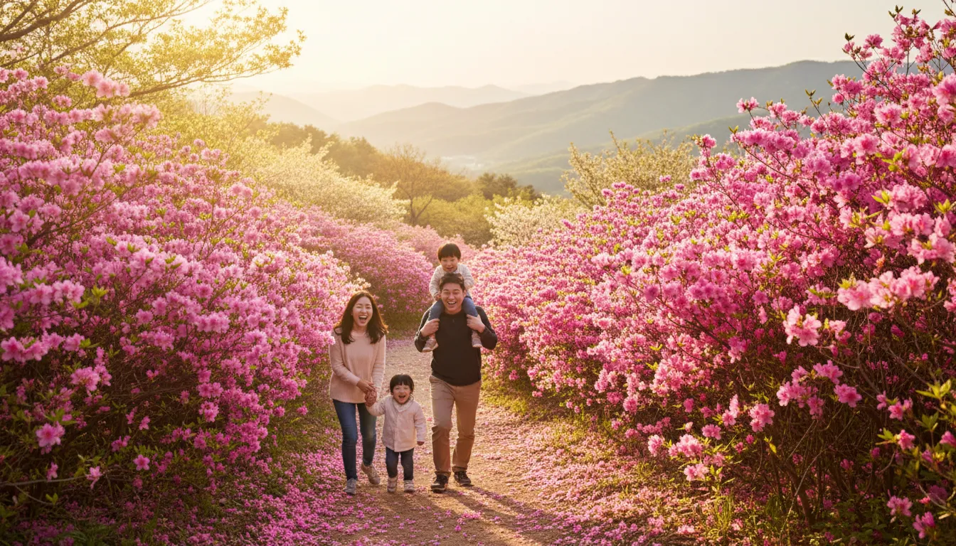 원미산 진달래 축제 개화시기 주차 4월 방문 적기 인근 주차장 안내
