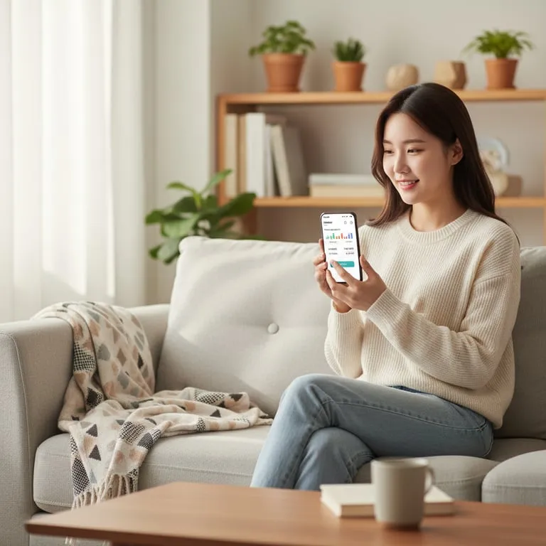모바일 앱을 통한 청년미래적금 신청 절차 5단계